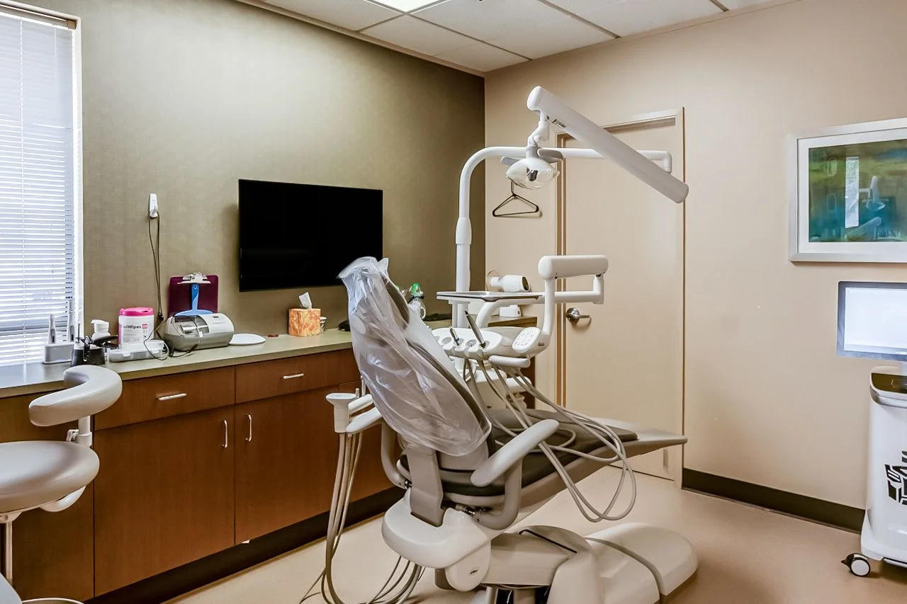 Office hallway and patient areas